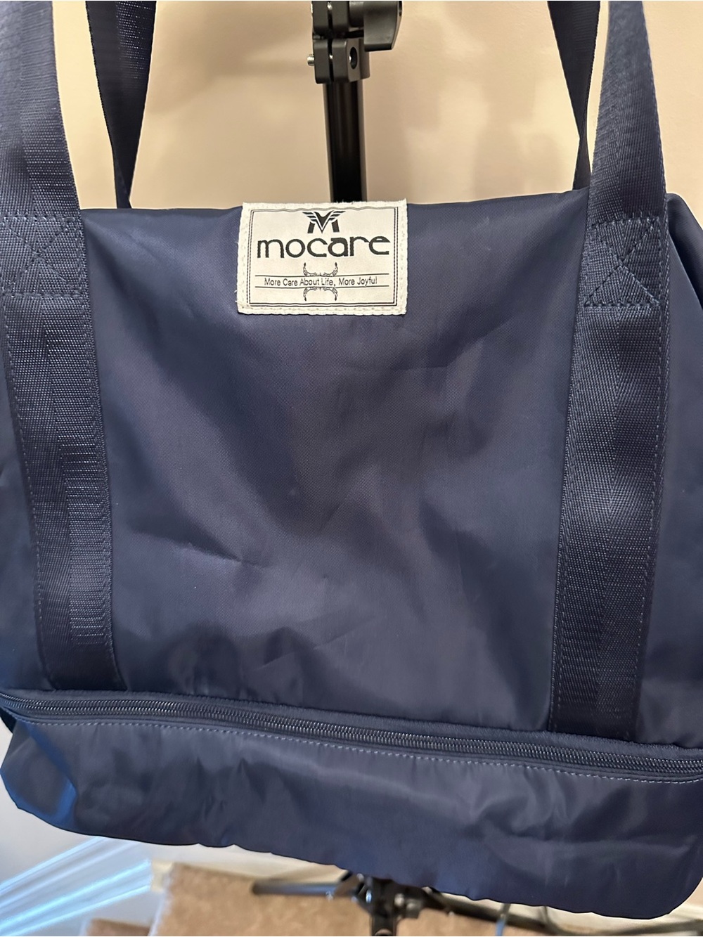 Mocare Navy Travel Tote Bag